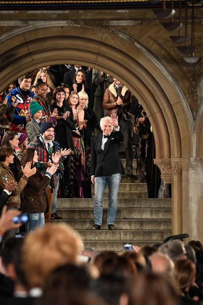 Desfile Ralph Lauren na semana de moda de nova york